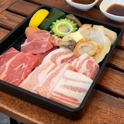 レポありがとうございました！♡

日曜カラッと晴れたのでBBQしましたー！♡
材料参考になりました♡